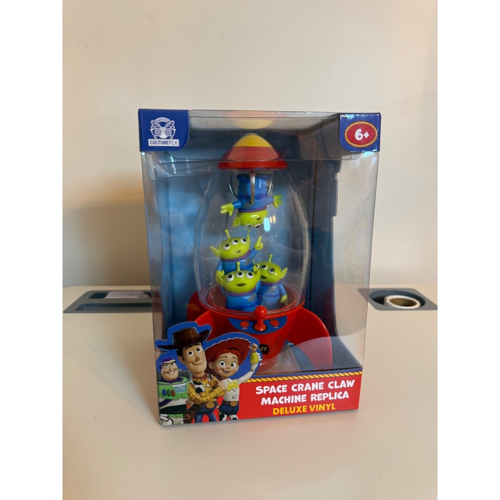 CultureFly Toy Story Space Crane Claw Machine Replica Deluxe Vinyl Figure Red